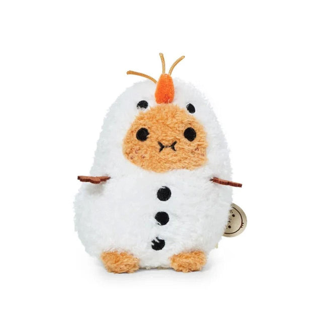 Snowman Ricespud Mini Sitting Plush