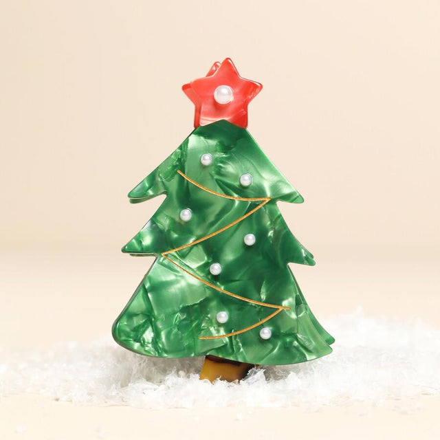 Christmas Tree Hair Clip