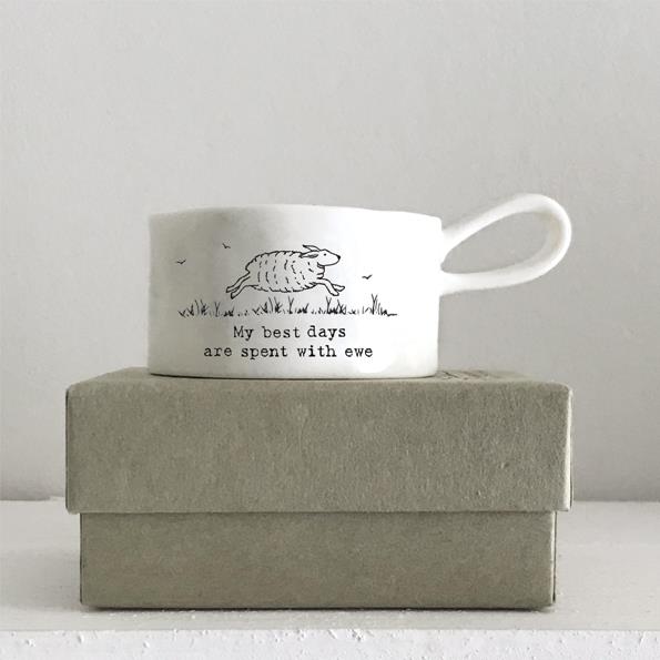 Best Days with Ewe Handled Tea Light Holder