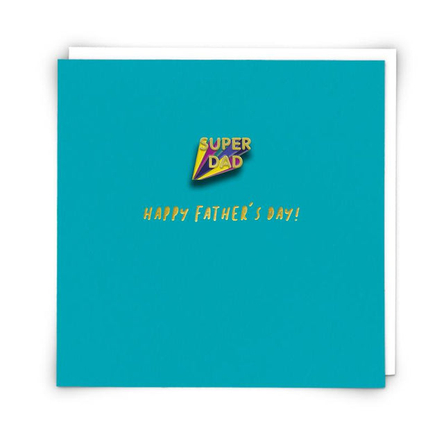 Superdad Pin Card