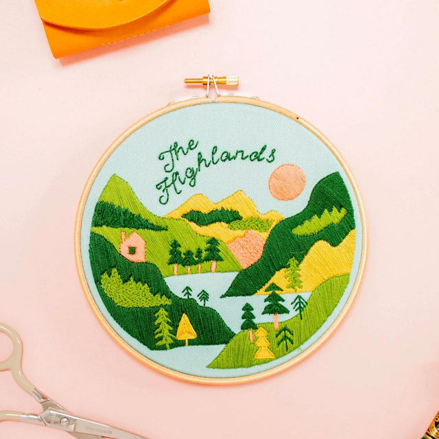 The Highlands Embroidery Kit