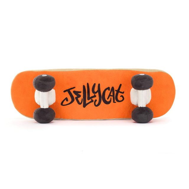 Jellycat Amuseable Sports Skateboard Back Side with Jellycat Logo