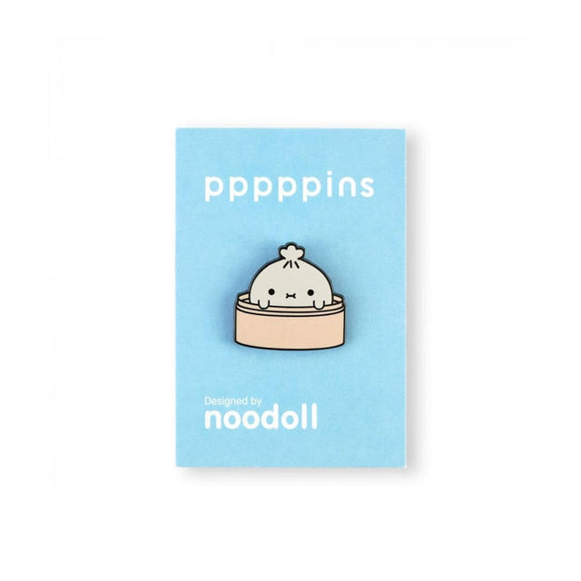 Ricebao Steamer Enamel Pin on Card