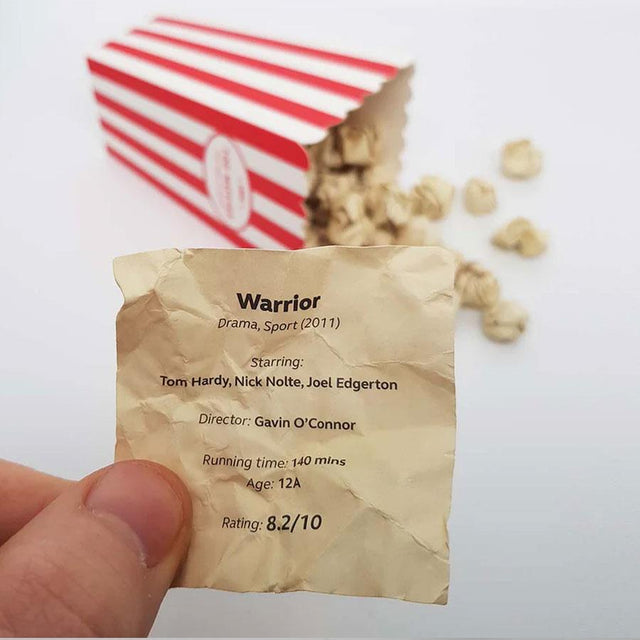Movie Popcorn Bucket List