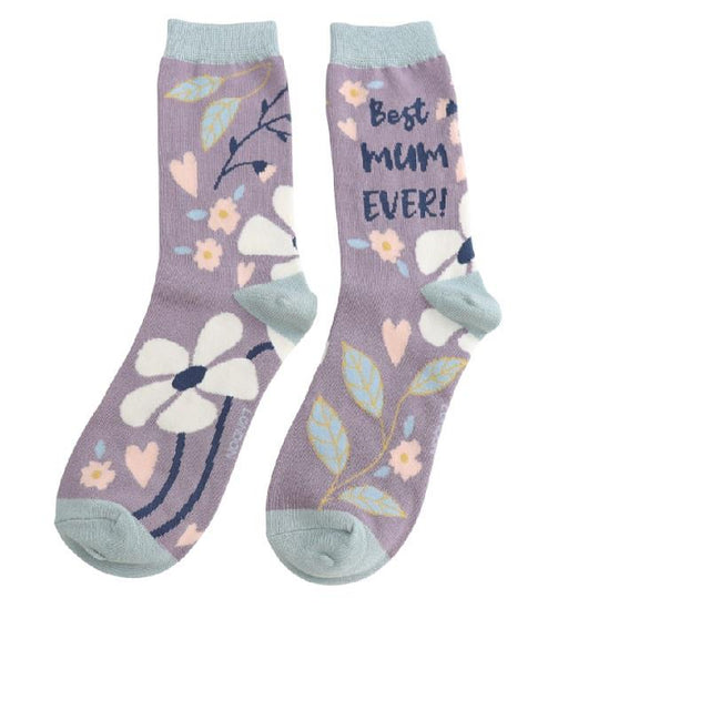 Best Mum Ever Socks in Matchbox