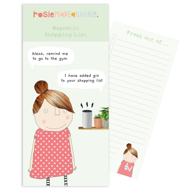 Alexa Remind Me Magnetic Shopping List Notepad