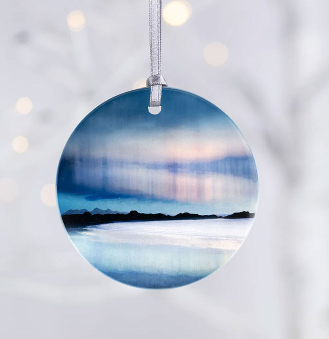 Cath Waters Arisaig Aurora Porcelain Hanging Ornament