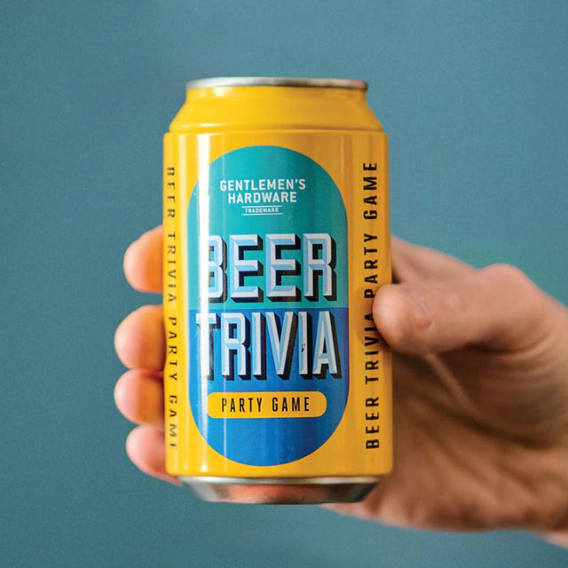 Beer Trivia in a Can Close Up