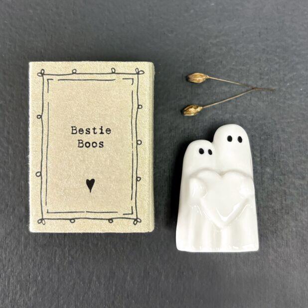 Bestie Boos Ghosts Matchbox Decoration East of India