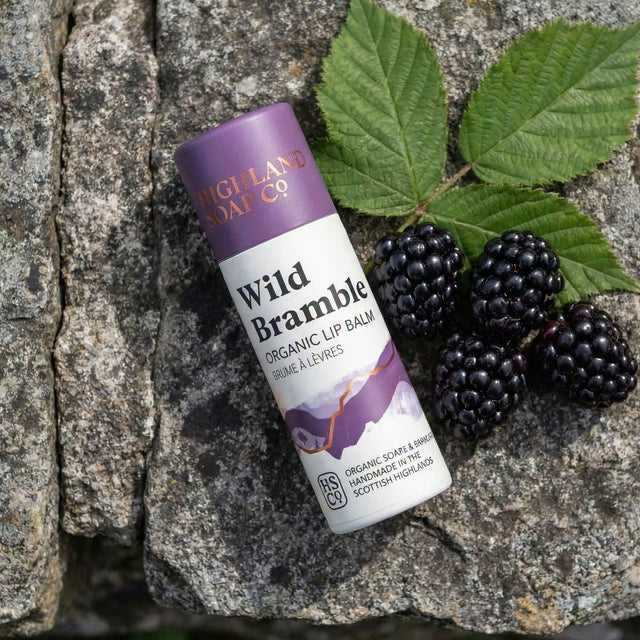 Wild Bramble Organic Lip Balm Close Up