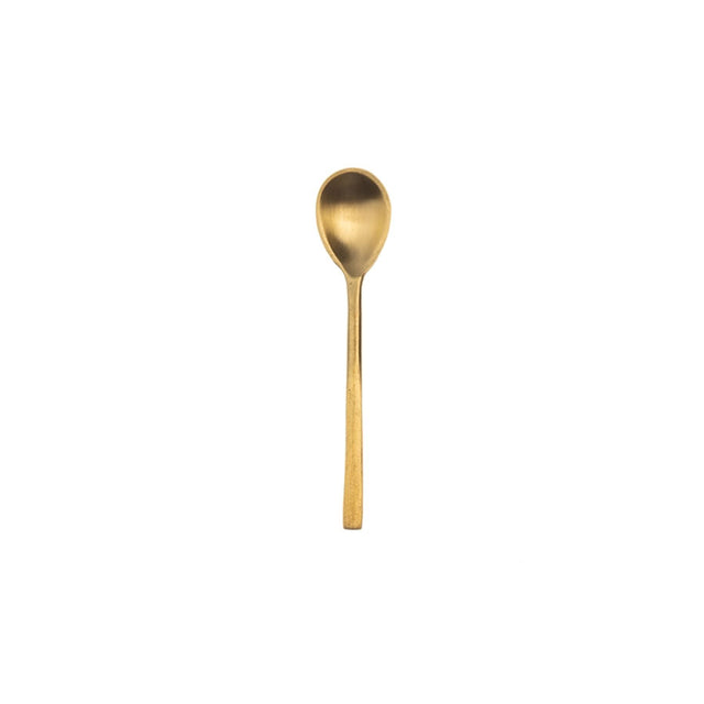 Tiny Brass Salt Spoon