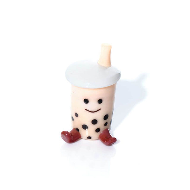 Mini Milky Bubble Tea Glass Ornament