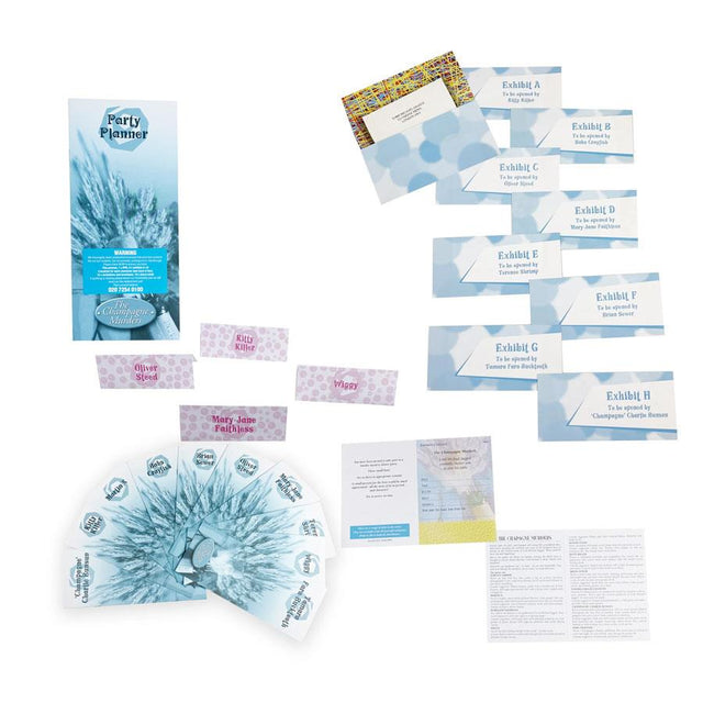 Champagne Murders Murder Mystery Dinner Party Game 2
