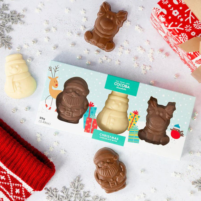 Christmas Chocolate Bites Cocoba Chocolate