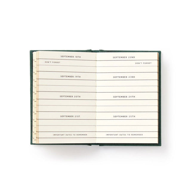 Dates People Get Mad if I Forget Tiny Diary Close Up