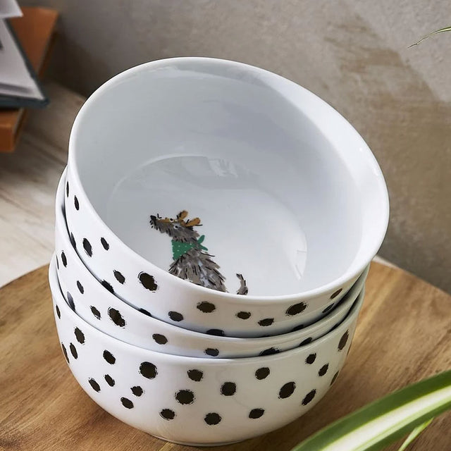 Dog Days Porcelain Bowl