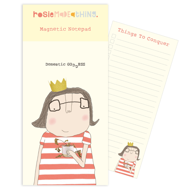 Domestic Goddess To-Do Magnetic Notepad