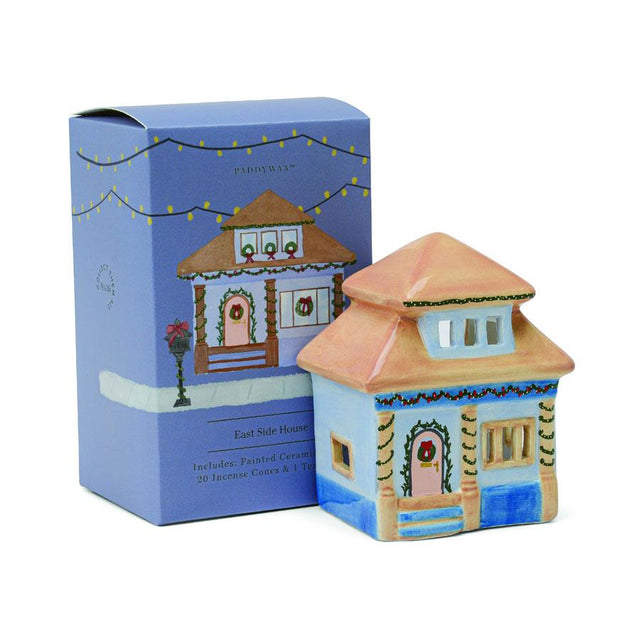 East Side House Ceramic Incense & Tea Light Holder 2