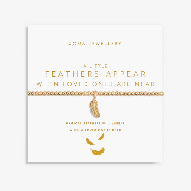 A Little Feather Gold Bracelet Joma Jewellery