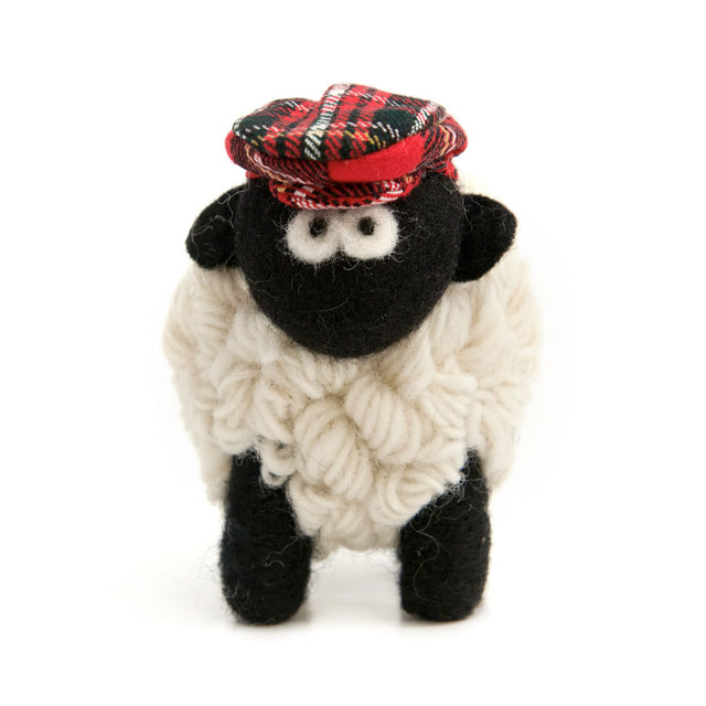 Large Flat Cap Erin Knitwear Sheep