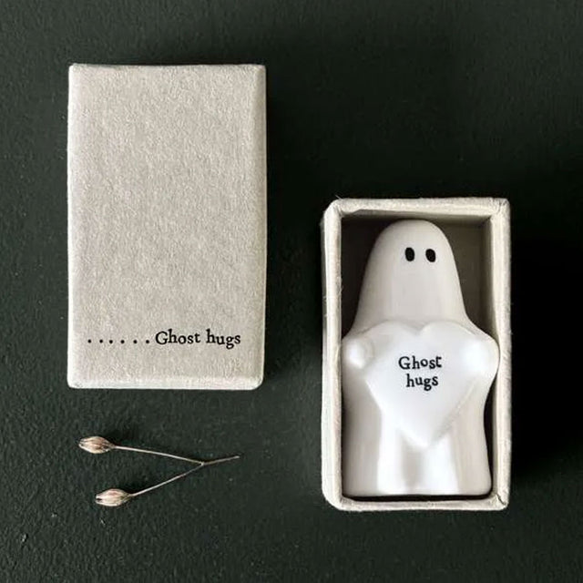 Ghost Hug Mini Porcelain Incense Holder East of India 2