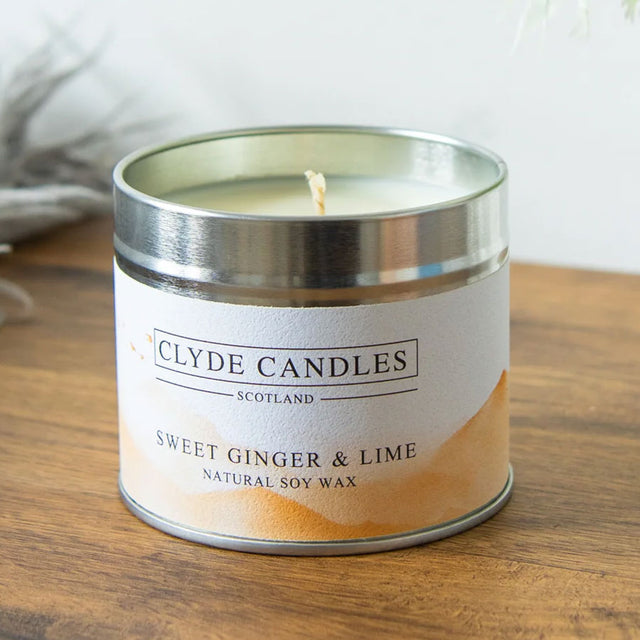 Sweet Ginger & Lime Candle Tin