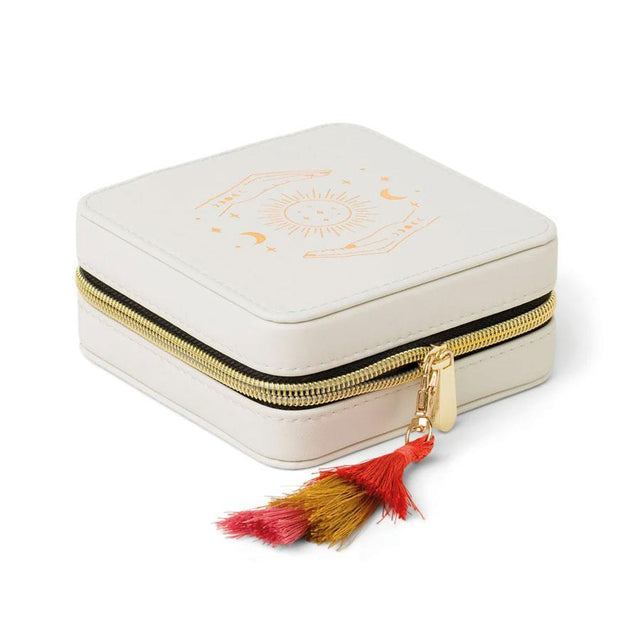 Gold Foiled Celestial Jewellery Case