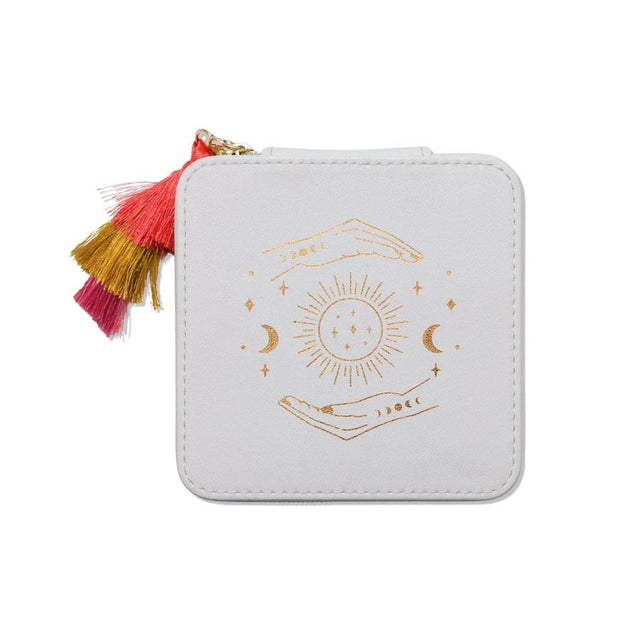 Gold Foiled Celestial Jewellery Case