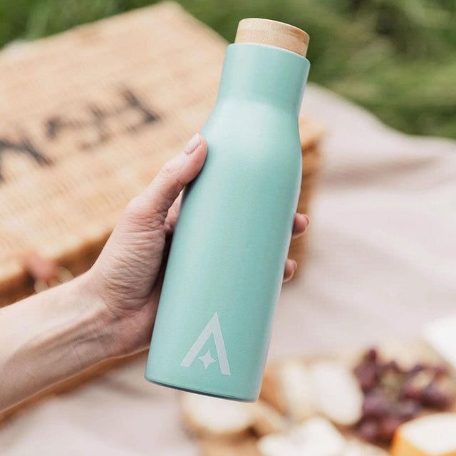 Green Insulated Drinks Bottle