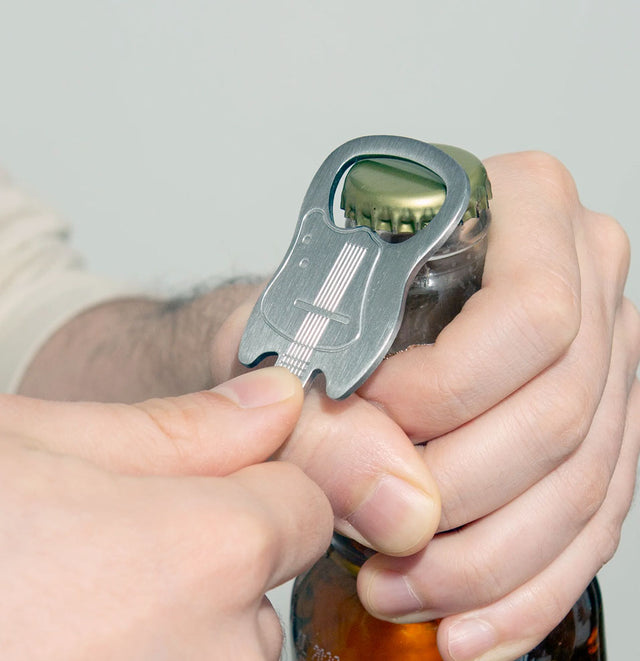 Guitar Keychain Bottle Opener Kikkerland