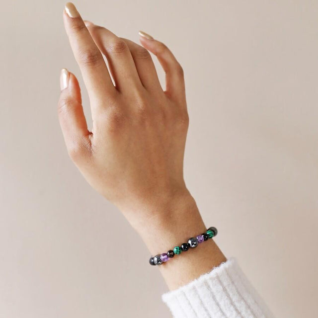 Healing Semi Precious Stone Beaded Bracelet Lisa Angel