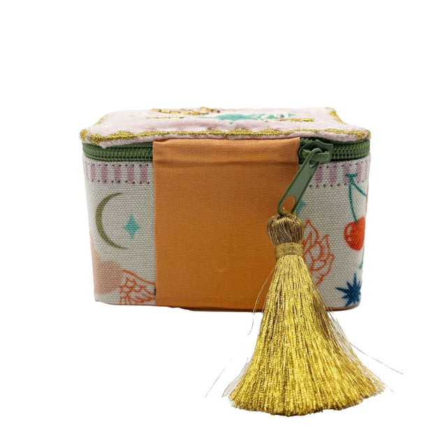 House of Disaster Embroidered Inked Bird Jewellery Box Back Facing