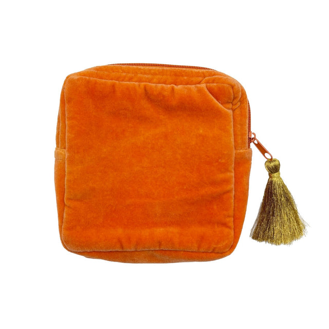 House of Disaster Embroidered Inked Square Makeup Bag Reverse