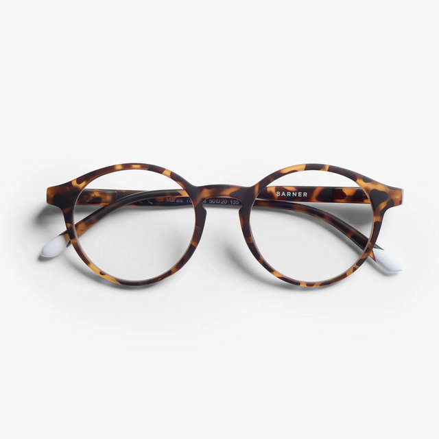Le Marais Tortoise Shell Blue Light Glasses Front