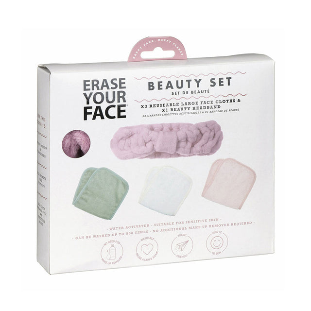 Make Up Cloth and Headband Beauty Set Erase Your Face