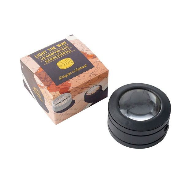 Wild and Free Travel LED Magnifying Glass with Gift Box