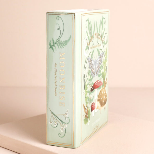 Lisa Angel Ceramic Moonrise Woodland Book Vase Side View