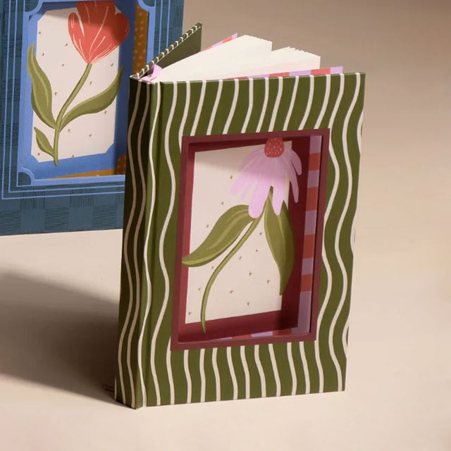 Coneflower Framed Floral Journal