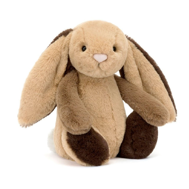 Jellycat Bashful Patchwork Brown Bunny Original