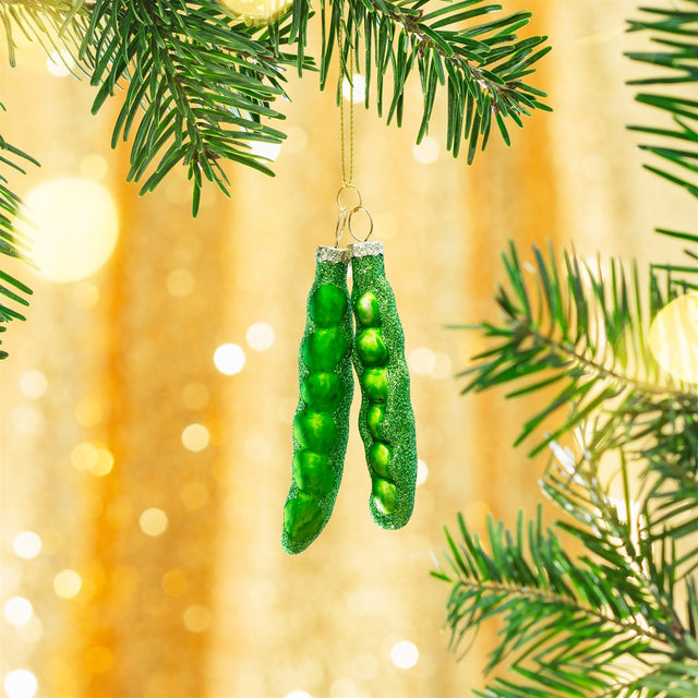 Peas in a Pod Shaped Bauble Sass & Belle