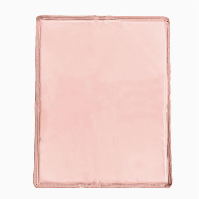 Aromahome Muted Pink Cooling Gel Pillow Unfolded