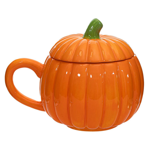 Pumpkin soup bowl view 1