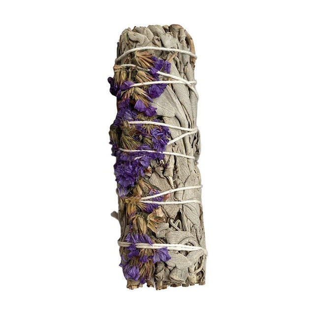 Purple Sinuata and White Sage Smudge Stick