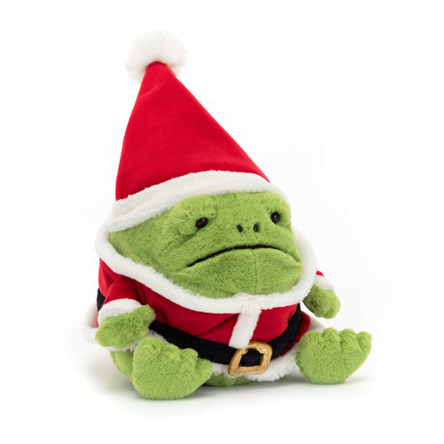 Santa Ricky Rain Frog Soft Toy