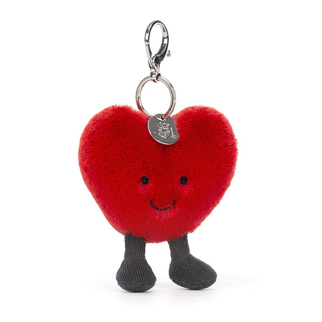 Amuseable Red Heart Bag Charm