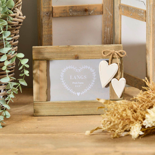 Rustic Wood Photo Frame