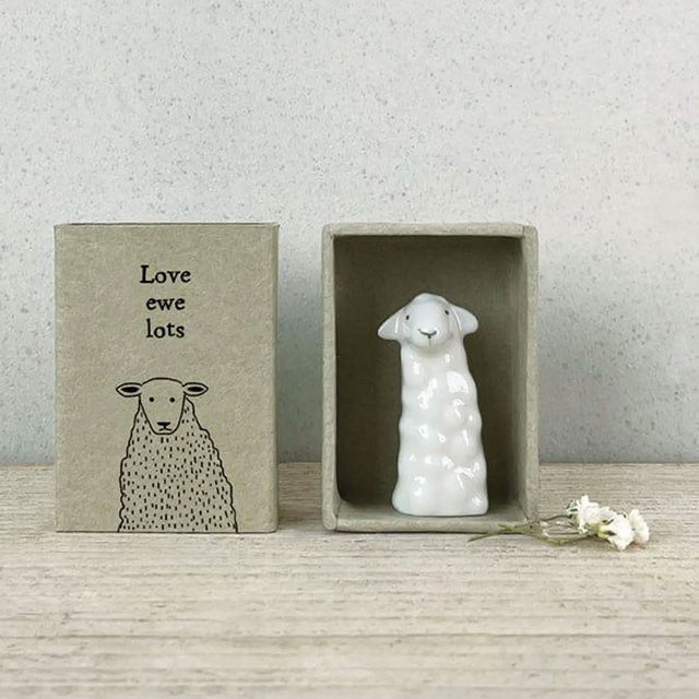 Mini Sheep Love Ewe Matchbox Decoration