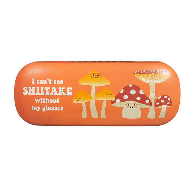 Can't See Shiitake Mushroom Glasses Case