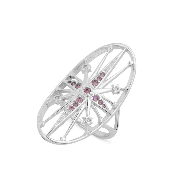 Silver Supernova Ring - Small