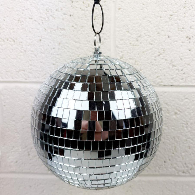 Silver Mirror Disco Ball Decoration